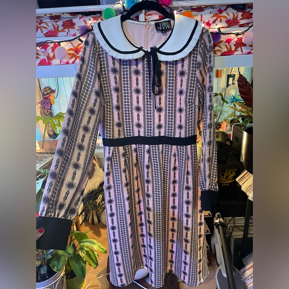THE MOON paper doll dress BNWOT women’s L